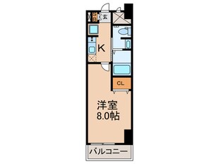 CROSS　COURT高槻富田駅前の物件間取画像